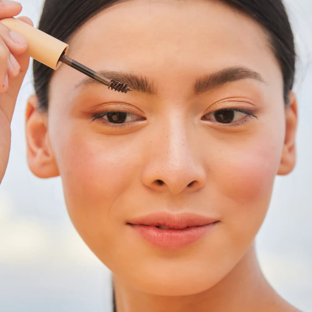 brow updo in warm wood - Image 1