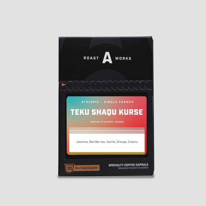 Ethiopia Single Farmer Teku Shaqu Kurse Lot. ET-24-0375 74112 Natural - Nespresso Compatible Capsule