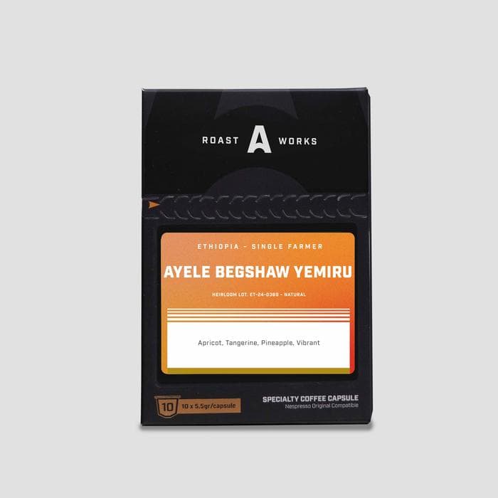 Ethiopia Single Farmer Ayele Begshaw Yemiru Lot. ET-24-0369 Heirloom Natural - Nespresso Compatible Capsule
