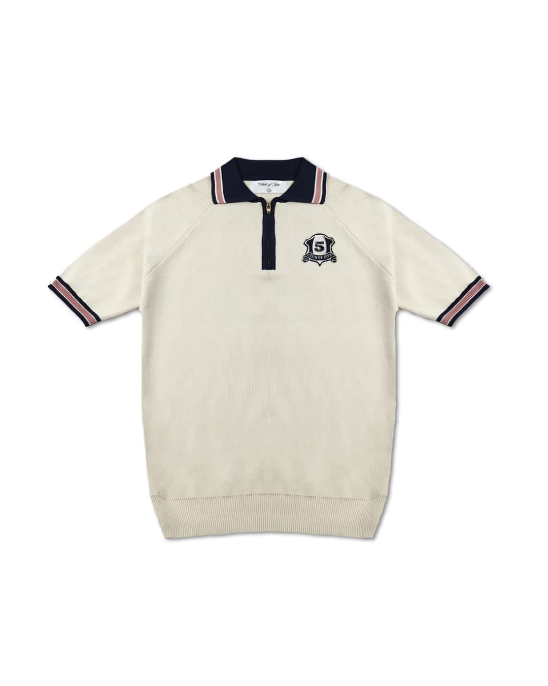 Neighborhood White Half-Zip - Image 1